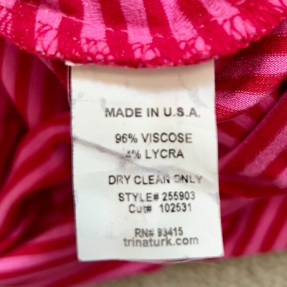 Vintage Trina Turk Tie Halter Top, Size Small - Picture 3 of 5